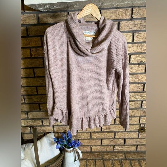 ‎Maeve by anthropology blush pink sweater - Picture 1 of 7